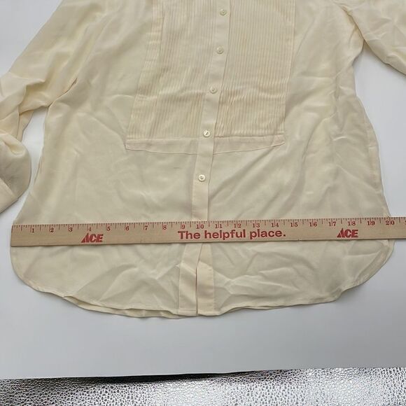 Cream Madewell button down shirt - Picture 6 of 8